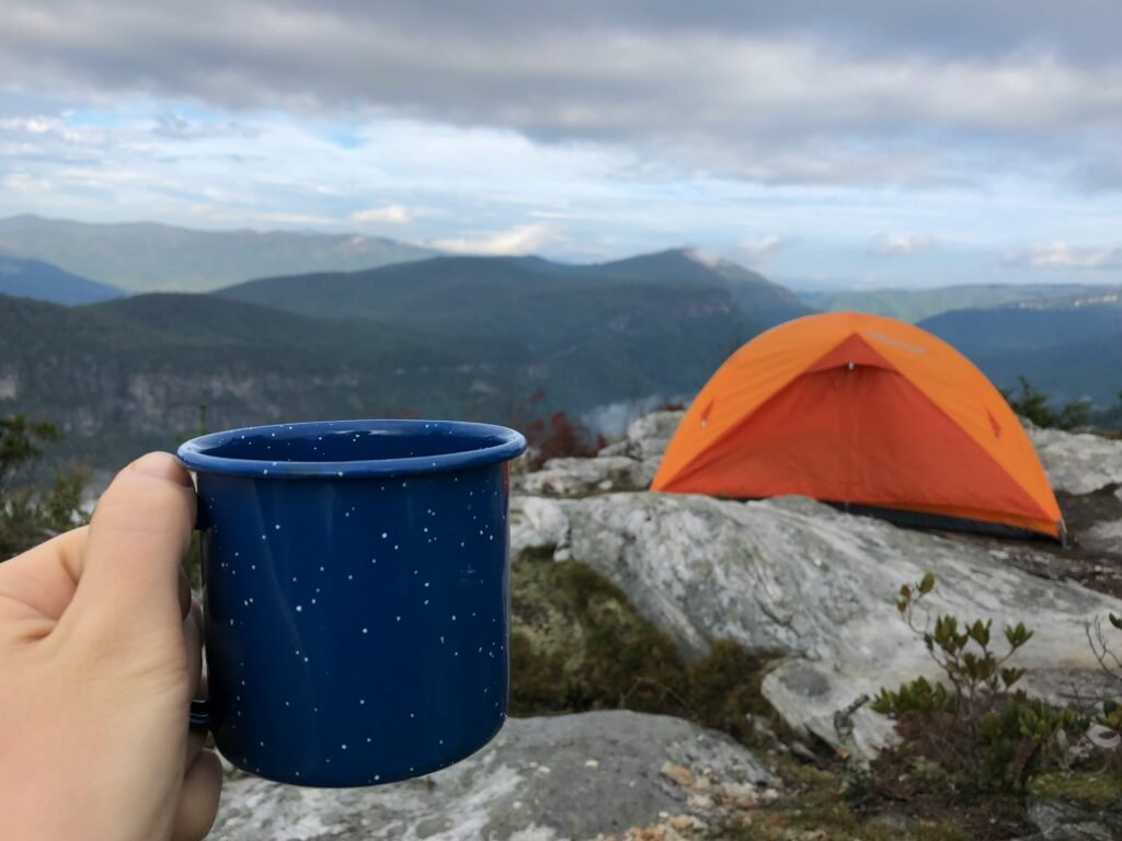 Bikepacking Zelt Kaffee